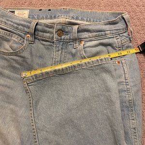 gap jeans, 4r, wide leg, vintage flare, light rinse.